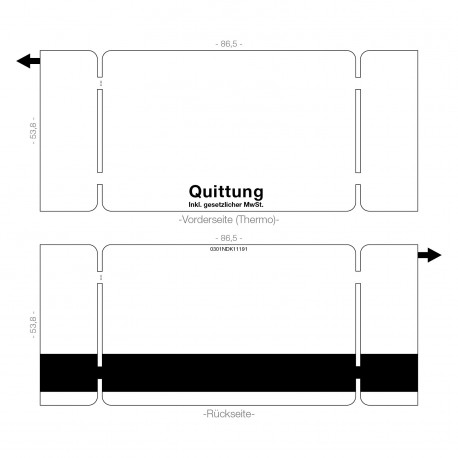 S&B PMS-S - Quittungen