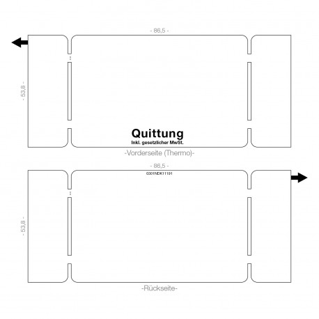 S&B PMS-S Quittung o.Mg.